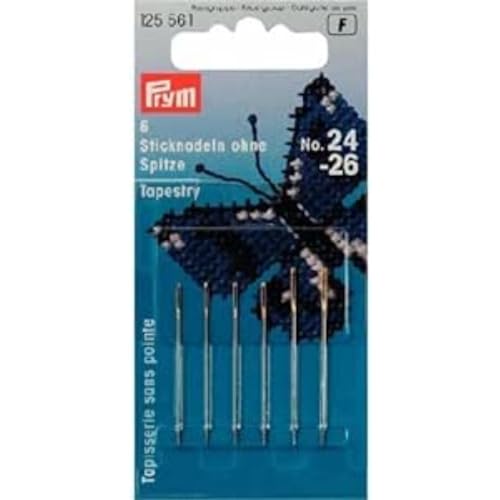Prym Assorted Tapestry Needles no. 14-26, Metal, Silver/Gold, 10.9 x 4.9 x 0.02 cm von Prym