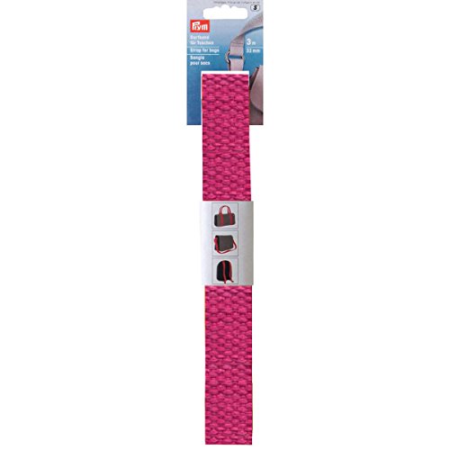 Prym pink Gurtband für Taschen 30 mm, Baumwolle von Prym