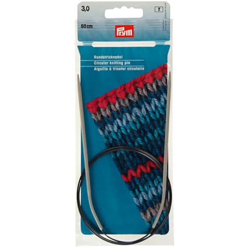 Prym 211234 Rundstricknadeln ALU 80 cm 3,00 mm grau Prym 211234 Rundstricknadeln ALU 80 cm 3,00 mm grau von Prym