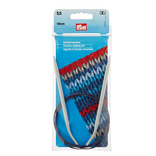 Prym 211366 Rundstricknadeln ALU 100 cm 5,50 mm grau Prym 211366 Rundstricknadeln ALU 100 cm 5,50 mm grau von Prym