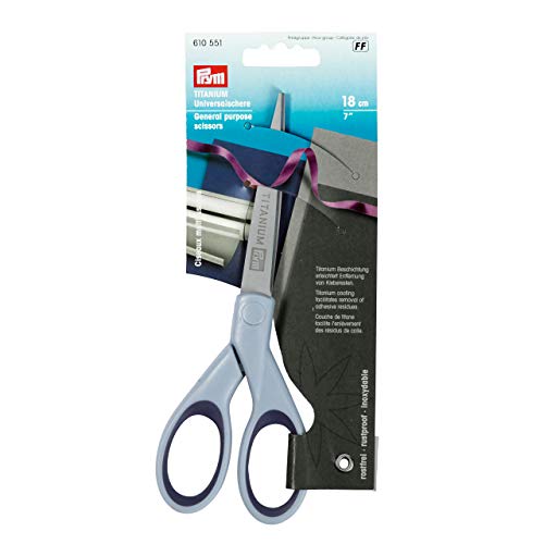 Prym 610551 TITANIUM Universalschere 7'' 18 cm, Grau von Prym