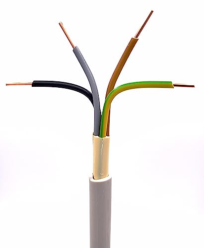 Prysmian 100m NYM-J 4x1,5 mm² RE Mantelleitung grau Installationsleitung Feuchtraumleitung Prysmian 100m NYM-J 4x1,5 mm² RE Mantelleitung grau Installationsleitung Feuchtraumleitung von Prysmian