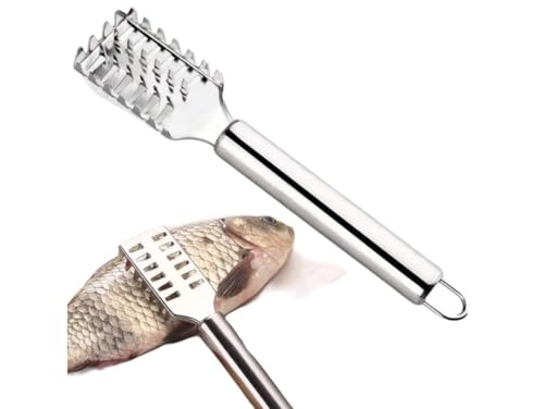 Przydasie Praktisches Fischschuppen-Entferner-Werkzeug aus Edelstahl – Ideal für Angler, Hausfrauen und professionelle Köche – Einfach zu reinigen, langlebig und ergonomisch design Przydasie Praktisches Fischschuppen-Entferner-Werkzeug aus Edelstahl – Ideal für Angler, Hausfrauen und professionelle Köche – Einfach zu reinigen, langlebig und ergonomisch design von Przydasie