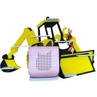 Bagger Als Tonieregal in Gelb/Schwarz Passend Für Toniebox2, Tonie, Tonies, Toniebox 2 von PsGreen22