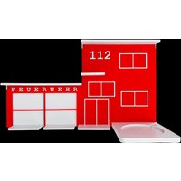 Tonie Regal „Feuerwehrwache 112" Toniebox2, Toniebox 2 von PsGreen22
