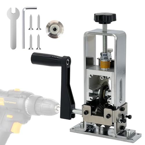 Manuelle KabelschäLmaschine 1-25mm Abisolierdurchmesser, Abisolierwerkzeug, Abisolierzange, Kabelabisolierer für Schneiden von Abisolierschrott von Psatfito G