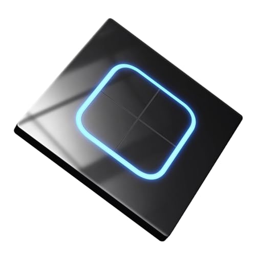 1/2/3/4 Bandenwandgläser Schalter Dauere Elektrische Härtete Glas Wand LeuchttemperaturlED LED von Psdndeww