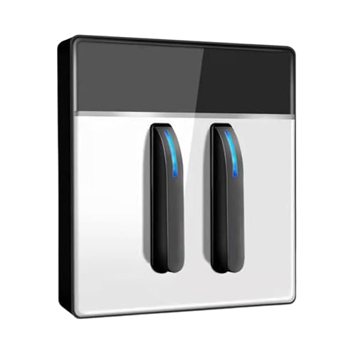 Psdndeww 1/2/3 Bandenwandgläser Panel Schalter LED Anzeigen Klavierknopf Stromersatzlicht Anzeigen Klavierleistung von Psdndeww