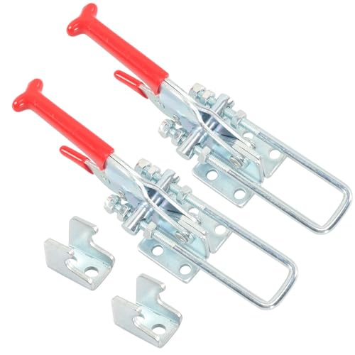 2 Packung Praktische Umschaltklemmen 770lb Große Kapazität Kohlenstoffstahl Schnellstockriegel Für Schränke Industriegebrauch Türriegel Schloss 2 Packung Praktische Umschaltklemmen 770lb Große Kapazität Kohlenstoffstahl Schnellstockriegel Für Schränke Industriegebrauch Türriegel Schloss von Psdndeww