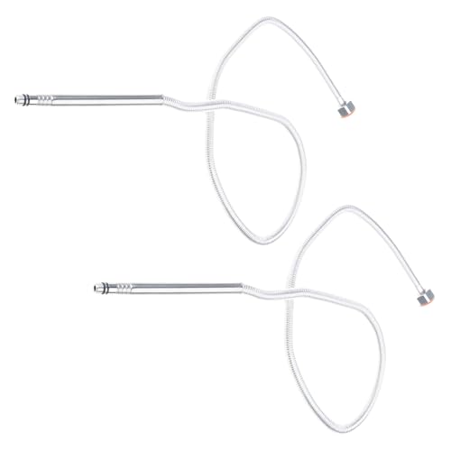 Psdndeww 2pcs Wasserhahnschlauch Heiß Und Kaltes Wasser Einlassrohr Rostfreier Stähle Duschhahn Explosionssicherer Einlass Waschbecken Rohr von Psdndeww