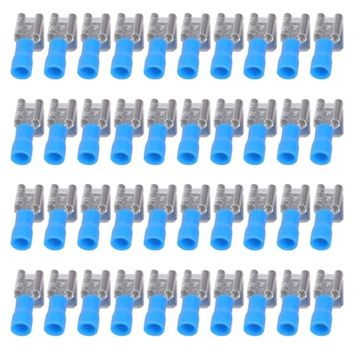 30/40 Stück Schnellschnittverbinder Piggy Back Sed Crimpstecker Mittlere Isolierte Crimpklemmen Sortiment Set von Psdndeww