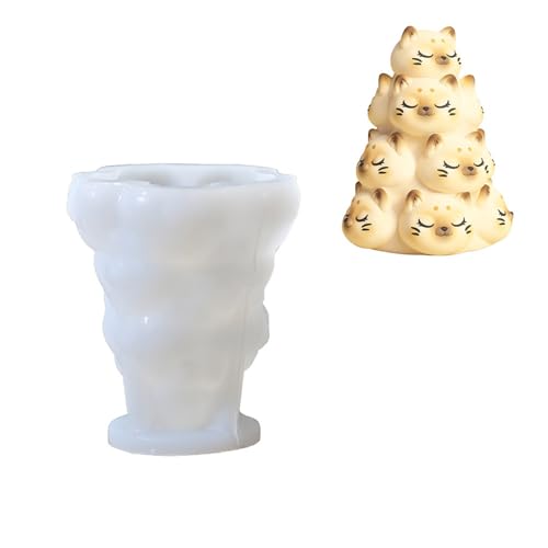 3D Katze Panda Silikonform Silikonform Silikonform Seifenherstellung Silikonform Epoxidharz Form von Psdndeww