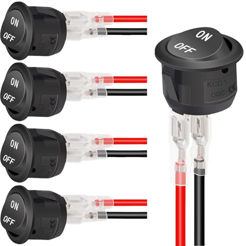 Psdndeww 5pcs Multifunktionsrunde Rocker Schalter Zwei Positionsrocker Elektronisches Gerät Für Kommunikationsgeräte Automotive Electronics Switches Psdndeww 5pcs Multifunktionsrunde Rocker Schalter Zwei Positionsrocker Elektronisches Gerät Für Kommunikationsgeräte Automotive Electronics Switches von Psdndeww