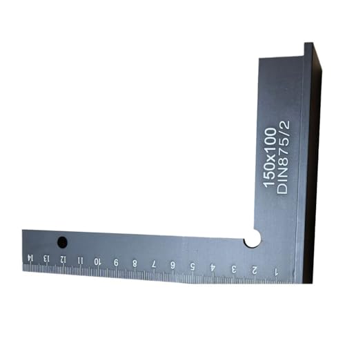 90 Grad rechtwinkliges Lineal Messwerkzeug Labor Design Werkzeug mit Aluminiumquadrat von Psdndeww