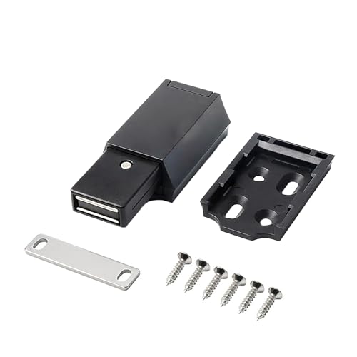 ABS Materialien Magnetischer Druck Zu Offenen Türriegeln Für Schränke Und Schränke Mit Leistungsstarken Doppelfeder Zubehör Bad Bad Versteckte Türriegel ABS Materialien Magnetischer Druck Zu Offenen Türriegeln Für Schränke Und Schränke Mit Leistungsstarken Doppelfeder Zubehör Bad Bad Versteckte Türriegel von Psdndeww