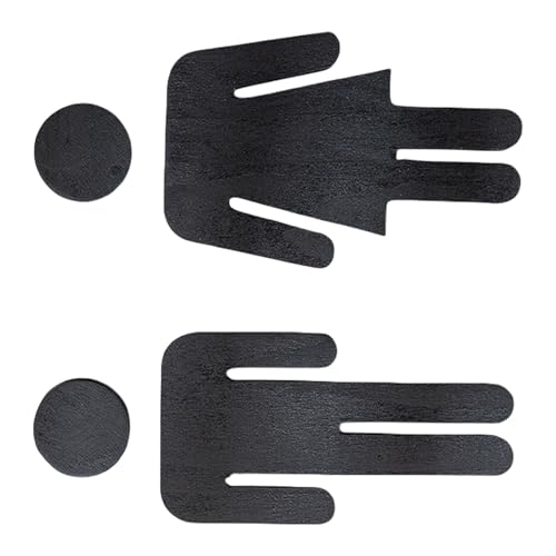 Badezimmerdekoration, Türschilder-Set für Männer und Frauen, Toilettenschild aus Holz für zu Hause und Dekoration der öffentlichen Wand, WC-Schild Badezimmerdekoration, Türschilder-Set für Männer und Frauen, Toilettenschild aus Holz für zu Hause und Dekoration der öffentlichen Wand, WC-Schild von Psdndeww