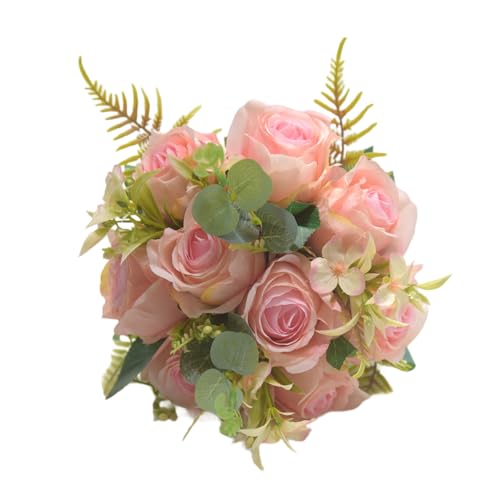 Braut Bouquet Künstliche Blumen Brautstrauß Brautstrauß Jubiläum Foto Arrangement für Hochzeit von Psdndeww