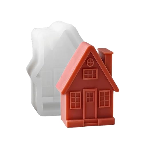 Chimney House Siliconform 3D Haus Kerzenformen Ornament Formen Plasters Formen Gussformen Epoxidharzformen Chimney House Siliconform 3D Haus Kerzenformen Ornament Formen Plasters Formen Gussformen Epoxidharzformen von Psdndeww