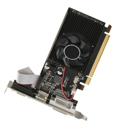 DDR3 64Bit Grafikkarte 2GB mit Lüfter Desktop Gaming Video für Büro Zuhause Licht Spiel PC Zubehör Leise Kühlung Grafik DDR3 64Bit Grafikkarte 2GB mit Lüfter Desktop Gaming Video für Büro Zuhause Licht Spiel PC Zubehör Leise Kühlung Grafik von Psdndeww