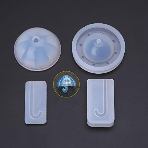 Epoxidglas-Form für DIY-Schmuck, Regenschirm-Form von Psdndeww