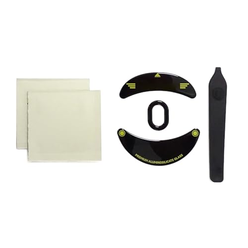 Glas Mausschläger Pad Mausfußaufkleber Glatt Gleitend Für Game Pad Ersatz 1Set von Psdndeww