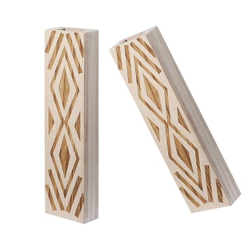 Handgefertigte Wandkunst aus Holz mit elegantem Blumenständer umgeben von der Wand für Wohnzimmer, Schlafzimmer und Arbeitszimmer von Psdndeww
