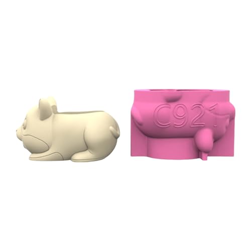 Mehrzweck-Blumentopf aus Silikonbeton, Tiergießform für Harz-Kunst und Bürodekoration Mehrzweck-Blumentopf aus Silikonbeton, Tiergießform für Harz-Kunst und Bürodekoration von Psdndeww