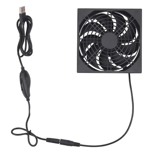 Psdndeww 12 cm USB Kühlventilator Mit Geschwindigkeitskontrolle 5 V 0 2A U/Min 2 Kugellager Für Workstations Und Serverlüftung von Psdndeww