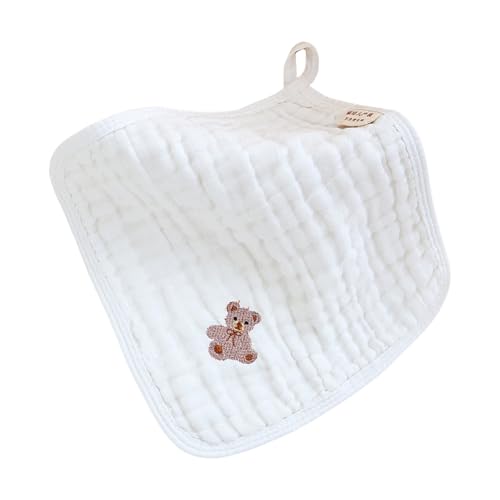 Psdndeww 25 cm Baby Square Handtuch Säuglinge Speichelhandtuch Kleinkind Sabelte Handtuch 6 Schicht Handwaschlappen Rülpsten Tücher 1pc/5pcs Weiches Säuglingsbad von Psdndeww