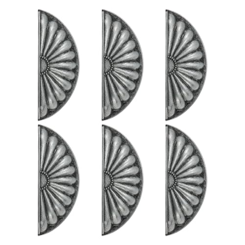 Psdndeww 6pcs Zink Alloy Kommoden Küchenschrank Türgriff Kleiderschrank Ziehen Muschelform Schubladen Möbel Hardware Möbelgriffe Und Für Kommoden Modern von Psdndeww