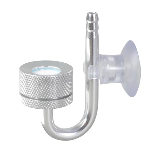 Psdndeww CO2-Diffusor aus Aluminiumlegierung mit Saugnapf zur Verbesserung der Blasenauflösung in Aquarien, Zubehör für Aquarien Psdndeww CO2-Diffusor aus Aluminiumlegierung mit Saugnapf zur Verbesserung der Blasenauflösung in Aquarien, Zubehör für Aquarien von Psdndeww