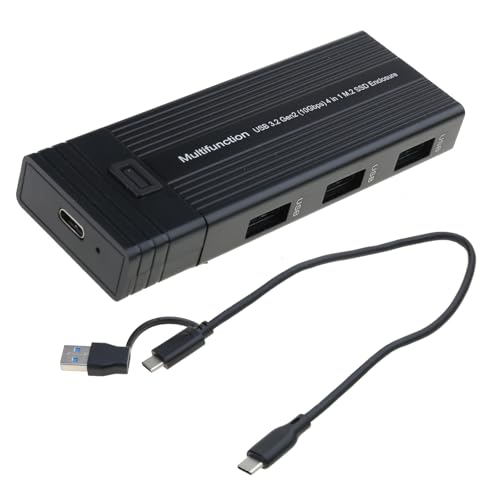 Psdndeww Festplatte Externes Gehäuse USB C 3.2 Geschwindigkeit Aluminium Hülle Toolless Zugriff Auf Mehrere Größe Kompatibel von Psdndeww