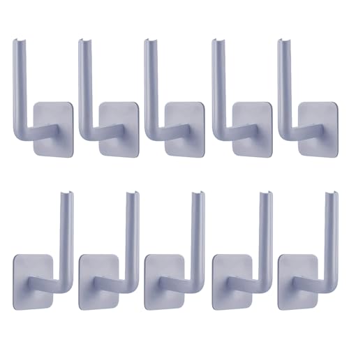 Psdndeww Mehrzweckstarke Haken Plastik Baseballkappen L Form Hutbügel Starker Kleberhut Racks Organisatoren Wandmontage Stoffkleiderbügel von Psdndeww