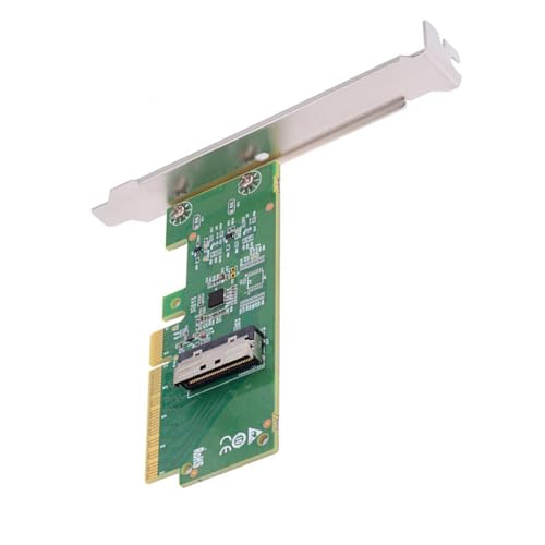 Psdndeww PCIE 5.0 Bis MICO 8i Für Verbesserung des Computerverbindungs ​​ Host Adapters Für PCIe NVME Adapterkartenzubehör von Psdndeww