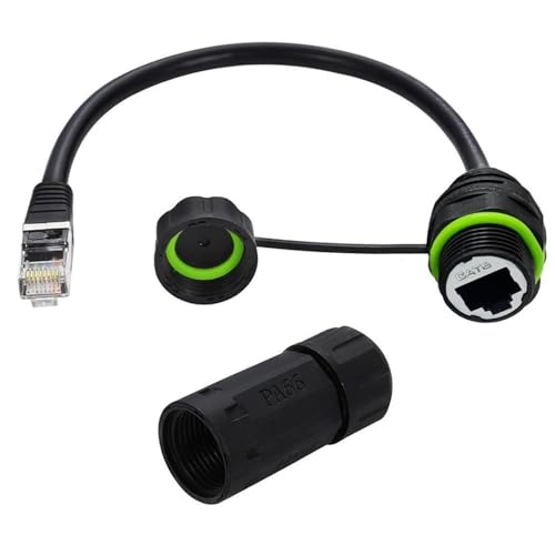 Psdndeww RJ45 Cat6 Waterierter Anschluss M20 IP68 Cat6 8p8c Ethernet Kabel Koppler Weiblich Bis Männliche Outdoor Netzwerkadapter von Psdndeww