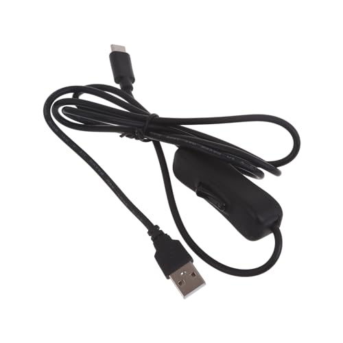 Psdndeww USB-C-Kabel mit ON/OFF-Taste, USB-Typ-C-Stecker auf Buchse, Stromkabel mit Schaltern für Desktop-Lüfter, LED-Licht Psdndeww USB-C-Kabel mit ON/OFF-Taste, USB-Typ-C-Stecker auf Buchse, Stromkabel mit Schaltern für Desktop-Lüfter, LED-Licht von Psdndeww