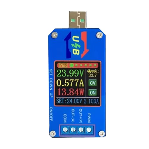Psdndeww USB Spannungsregler USB Leistungsmodul 5V Auf 12 V Konvertierung Mit Integriertem Amperemeter Und Ausgangsmesswerkzeug Psdndeww USB Spannungsregler USB Leistungsmodul 5V Auf 12 V Konvertierung Mit Integriertem Amperemeter Und Ausgangsmesswerkzeug von Psdndeww