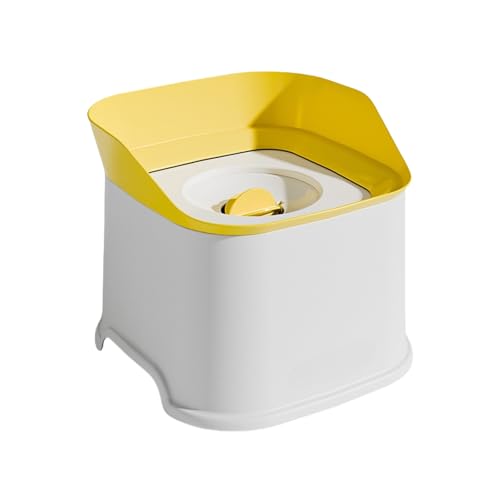 Psdndeww Verschüttungsdichtes Hundebericht Mit Anti Rutsch Basis 1L/2L Kau Resistenten Wasserspender Für Große Rassen Innen/Außen Haustier Wasserschale von Psdndeww