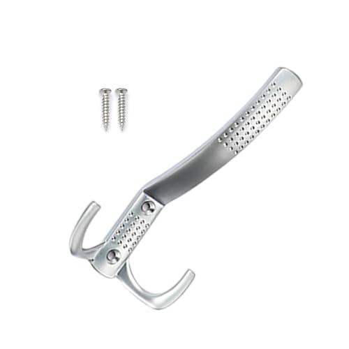 Psdndeww Wandmontierte Kleiderhaken Zink Leichtmetalltuchkleiderbügel Metall Doppelkleiderhänger Hardware Dauermontierten Haken von Psdndeww