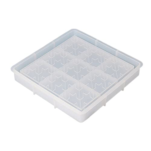 Rechteck Quadratische Tablettform Für Harzgussguss Schale Epoxidform Mit Diamantboden Silikonplattenform Tablett von Psdndeww