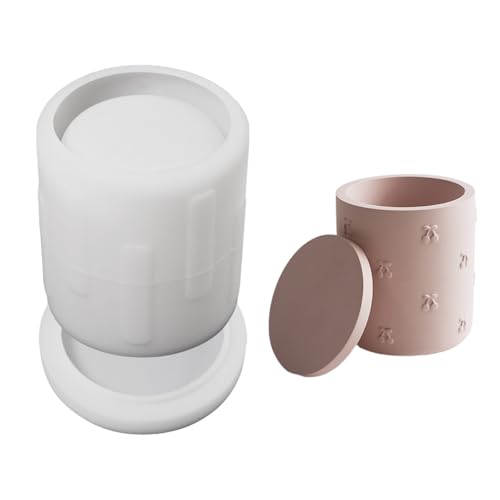 Retro Stile Silikonbehälterform Für Bastelschmuckhalter Kerzenglas Glänzend Außendesign Silikonform Für Handwerk von Psdndeww