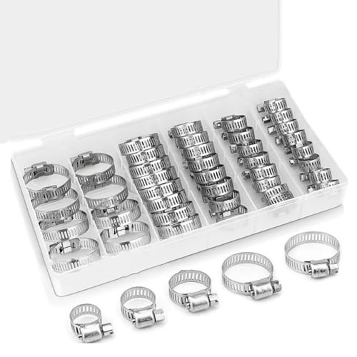 Rostless Stahl Mehrzweckschlauchklemmen Sortiment Korrosions Proof Rohre Die Hardware Für Haushalts Und Kfz Nutzungs Leckdosen Schlauchklemmen Reparieren von Psdndeww
