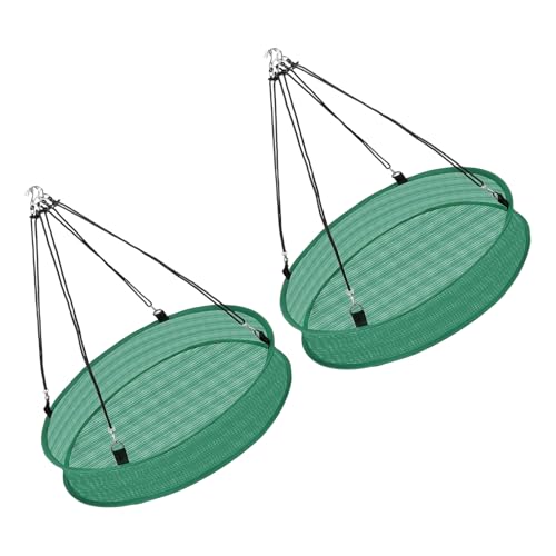 Set Von 2 Open Design Bird Feeder Tablett Mit Sichere Hängekette Für Die Fütterungsstation Freien Große Kapazität Feeder von Psdndeww