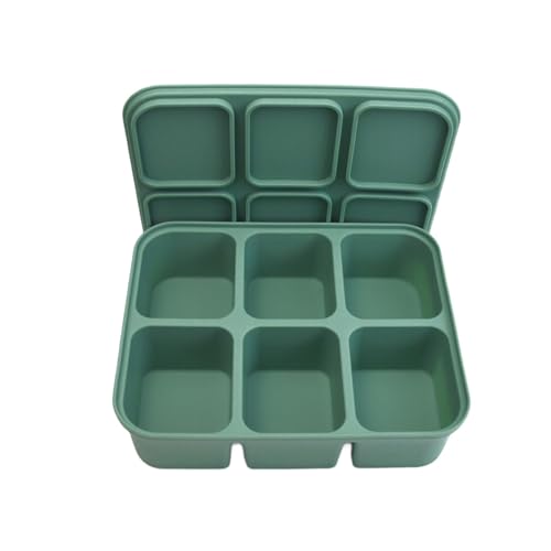 Silikonform in Lebensmittelqualität mit flexiblem und robustem Deckel, ideal für Picknick oder den täglichen Gebrauch von Psdndeww