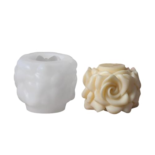 Silikonform mit Blumenmuster, 3D, für Seife, Epoxidharz, Dekoration für Zuhause von Psdndeww