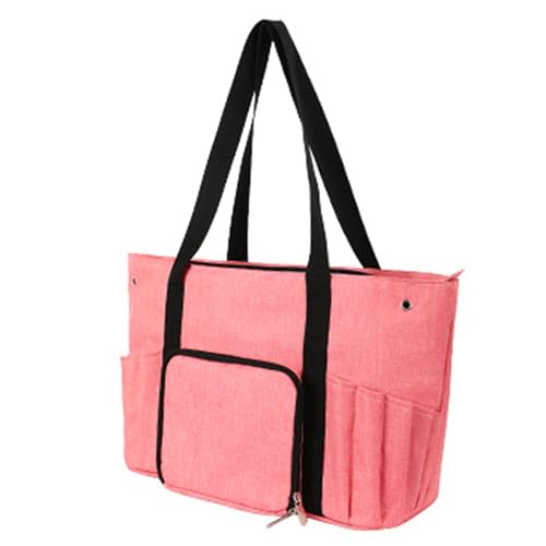 Stricktasche mit großem Fassungsvermögen zum Häkeln und Häkeln, Häkeln, unfertiges Projekt von Psdndeww