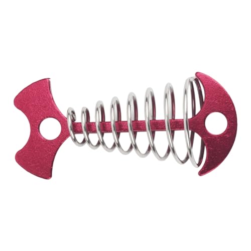 Tragbare Fischknochen Deckanker Peg Spring Schnallen Bretter Brett Zelteinsätze Outdoor Campingzubehör Ertragen Verstellbare Fischknochen Tragbare Zelt Antikorrosion von Psdndeww