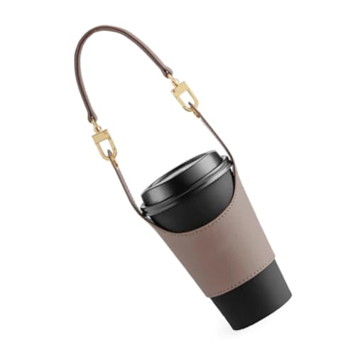 Tragbare Thermobecher für Wasserflaschen, PU-Leder, Kaffee-Schutzhüllen für Studenten und Kaffee-Enthusiasten Tragbare Thermobecher für Wasserflaschen, PU-Leder, Kaffee-Schutzhüllen für Studenten und Kaffee-Enthusiasten von Psdndeww