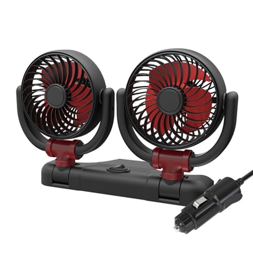 USB/12 V/24 V Autoventilator, um 360 Grad verstellbar, für Auto, wesentlich, elektrischer Ventilator, 2 Geschwindigkeiten USB/12 V/24 V Autoventilator, um 360 Grad verstellbar, für Auto, wesentlich, elektrischer Ventilator, 2 Geschwindigkeiten von Psdndeww