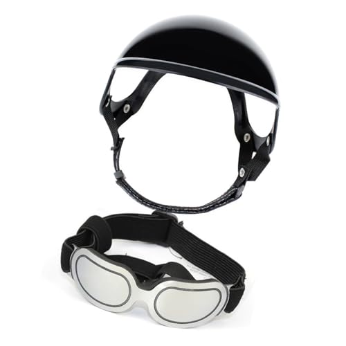 Welpen-Schutzbrille, Hundehelme, verstellbare Haustierhelme, Hundehut, Schattierungen, Motorrad-Sicherheit, verstellbare Brille, ABS, M Welpen-Schutzbrille, Hundehelme, verstellbare Haustierhelme, Hundehut, Schattierungen, Motorrad-Sicherheit, verstellbare Brille, ABS, M von Psdndeww